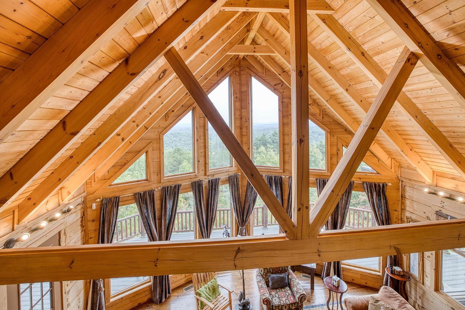 Sky High Lodge By Bk Stays. Large Cabin. Amazing Views. Game Room. Jacuzzi. Six Bedrooms. Sleeps 12 Blue Ridge Εξωτερικό φωτογραφία